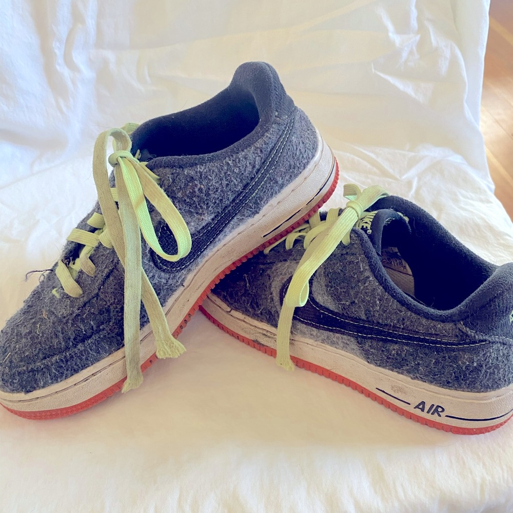 Nike air, Air Force One grey/neon
